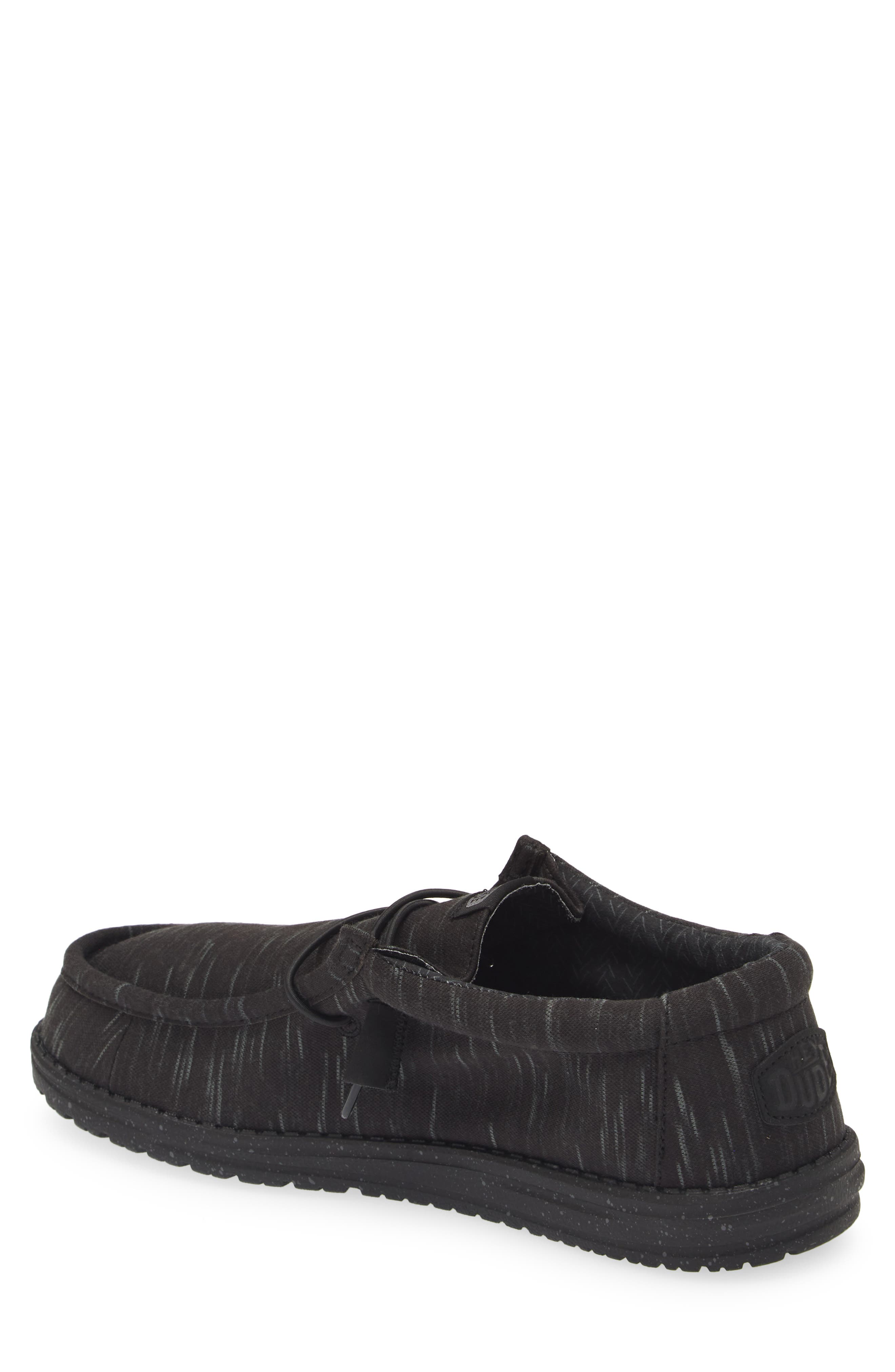 Hey Dude Wally Stretch Fleece Slip-On, Alternate, color, Midnight