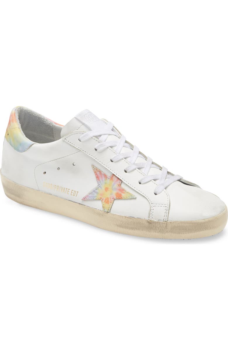 Golden Goose Super-Star Tie Dye Low Top Sneaker, Main, color,