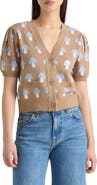 NVLT Mushroom Jacquard Cardigan