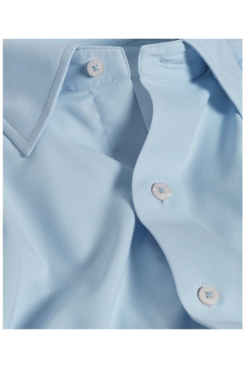 Chevron Print Performance Sport Shirt, Alternate, color, BLUE