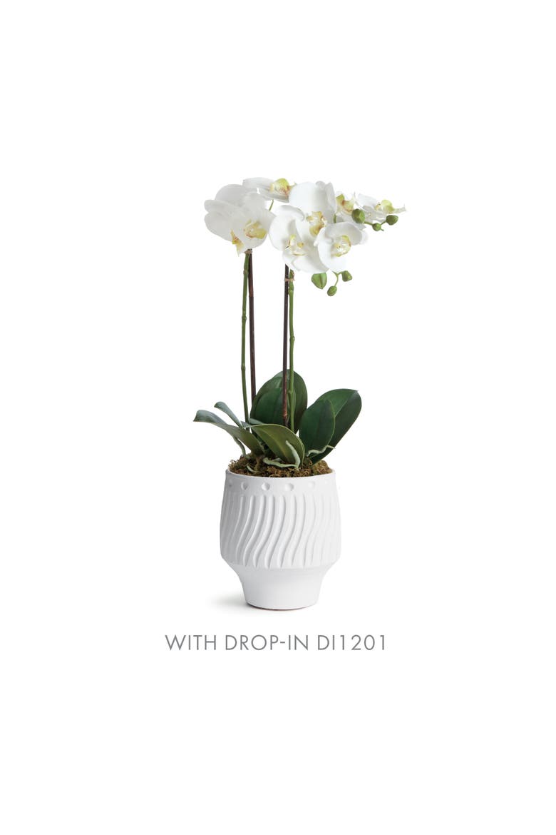 Larson Decorative Cachepot, Alternate, color, White