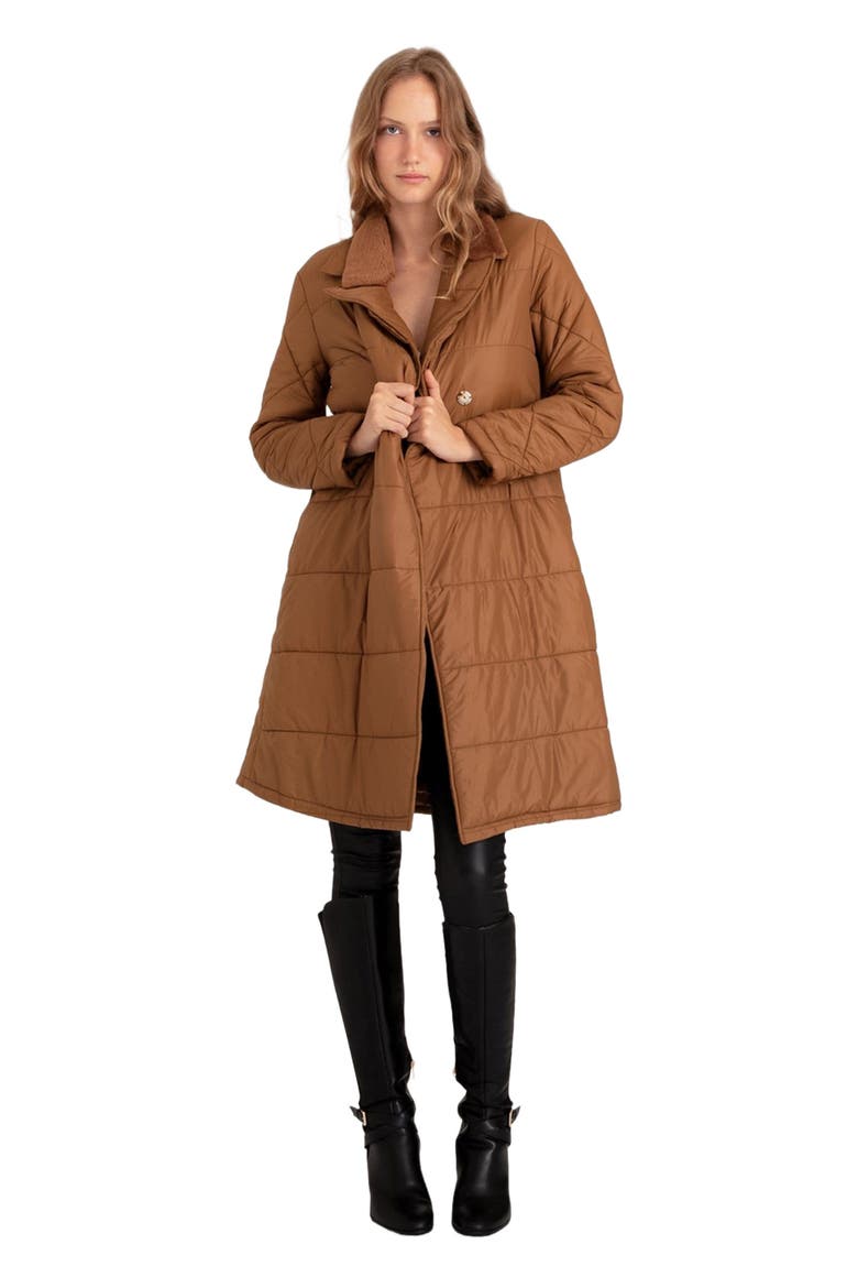 Walk Me Home Convertible Coat, Alternate, color, Camel