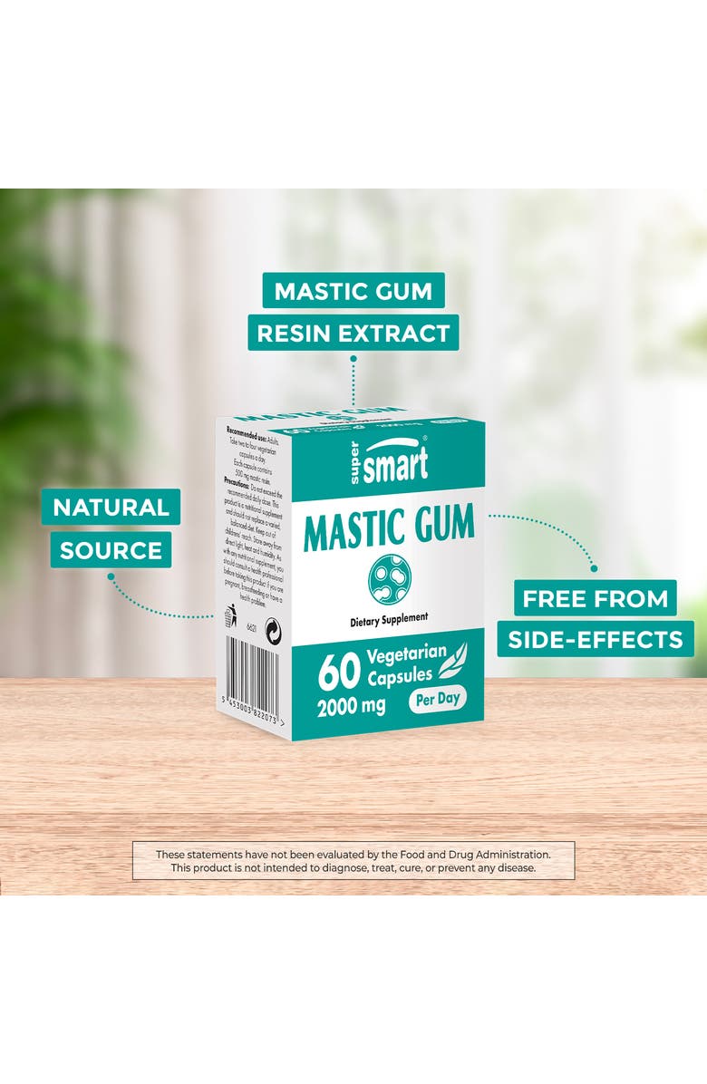 SuperSmart Mastic Gum Supplement 2000mg, Alternate, color, 