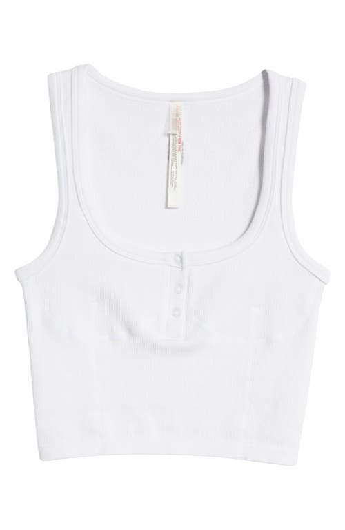 Free People Fp Movement On The Radar High Neck Sports Bra In White