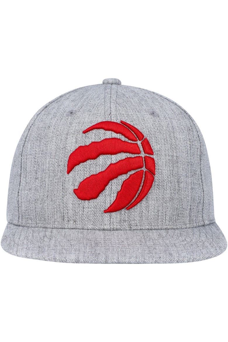 Men's Mitchell & Ness Heather Gray Toronto Raptors Hardwood Classics 2.0 Snapback Hat, Alternate, color, Heather Gray