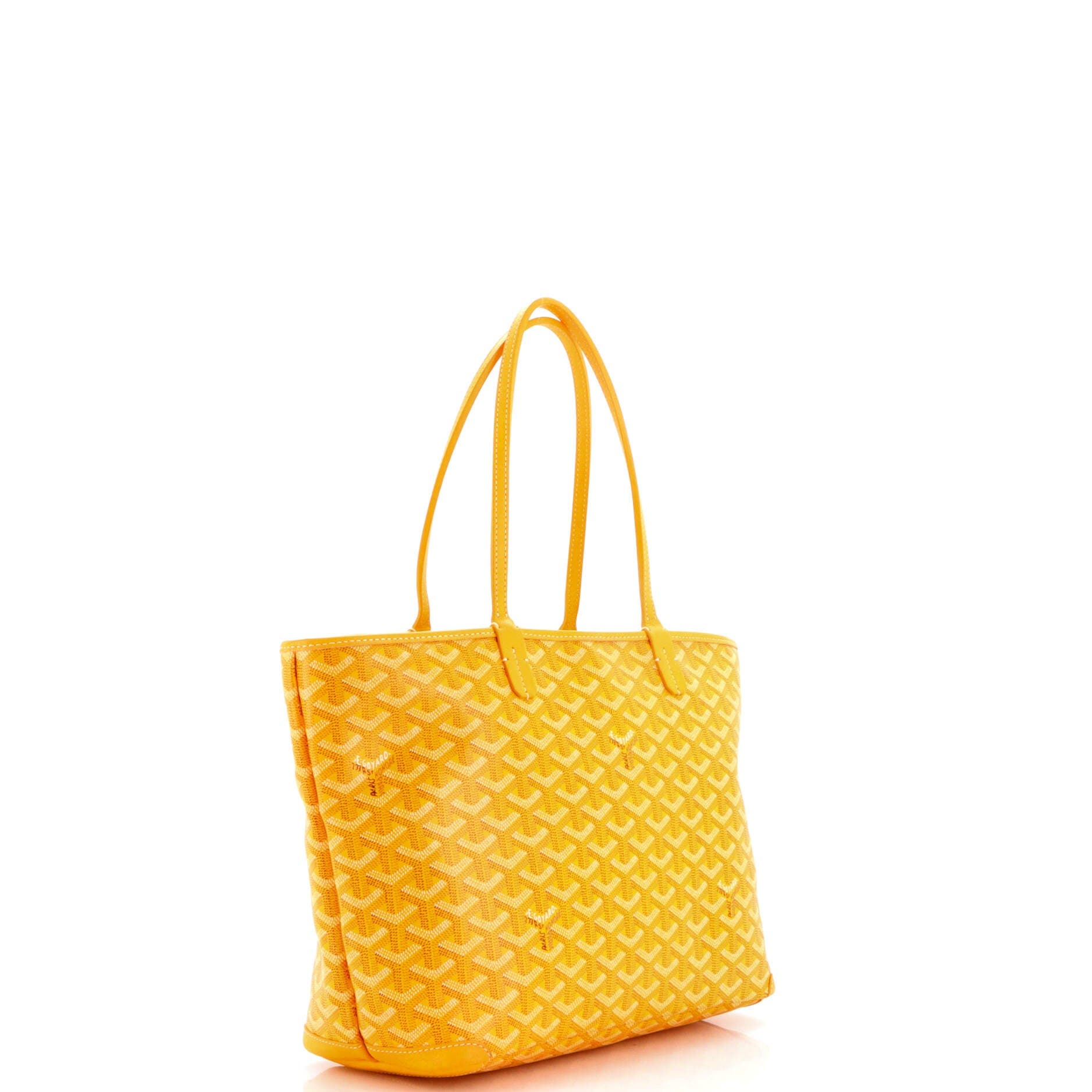 Pre-Owned Goyard Artois Tote Coated Canvas PM, Alternate, color, Yellow