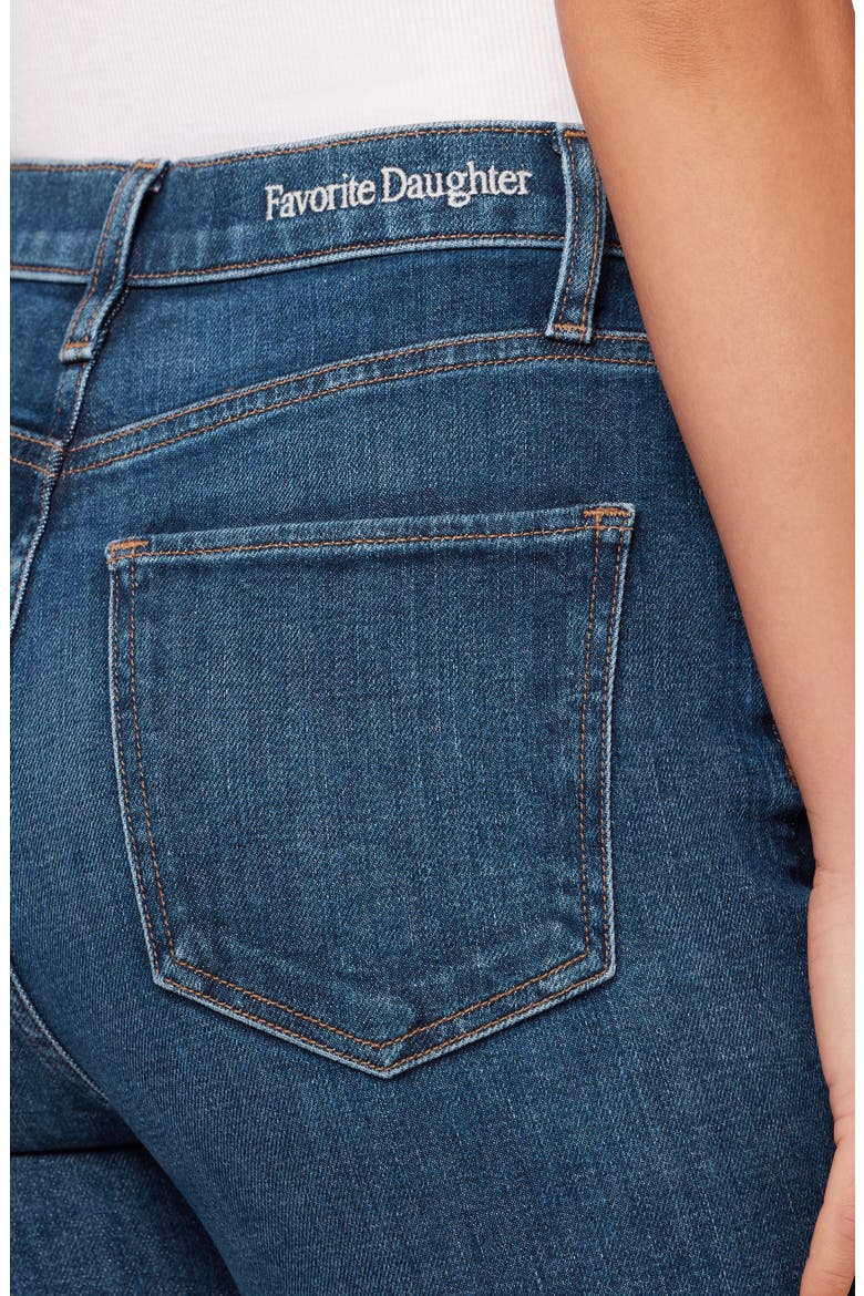 The Valentina Super High Waist Ankle Cigarette Jeans, Alternate, color, DALLAS