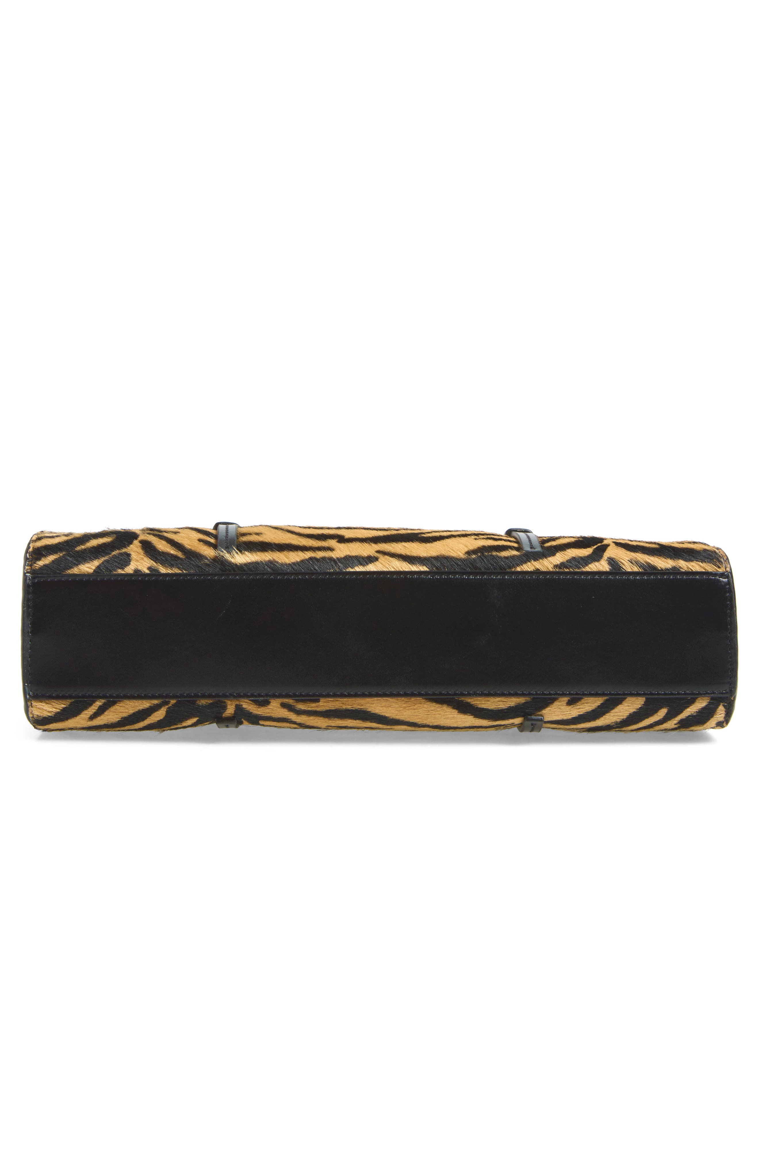 Elena Haircalf Tote Bag, Alternate, color, WARM TIGER HAIRCALF