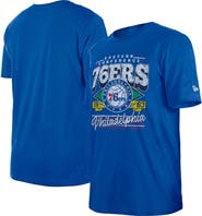 New Era Men's New Era Royal Philadelphia 76ers Sport Classics T-Shirt