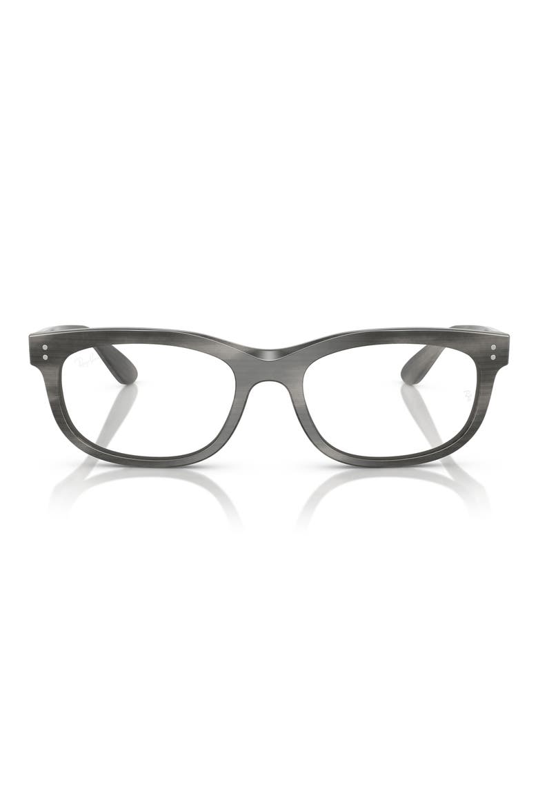 54mm Pillow Optical Glasses, Main, color, BRNSTRPGRN