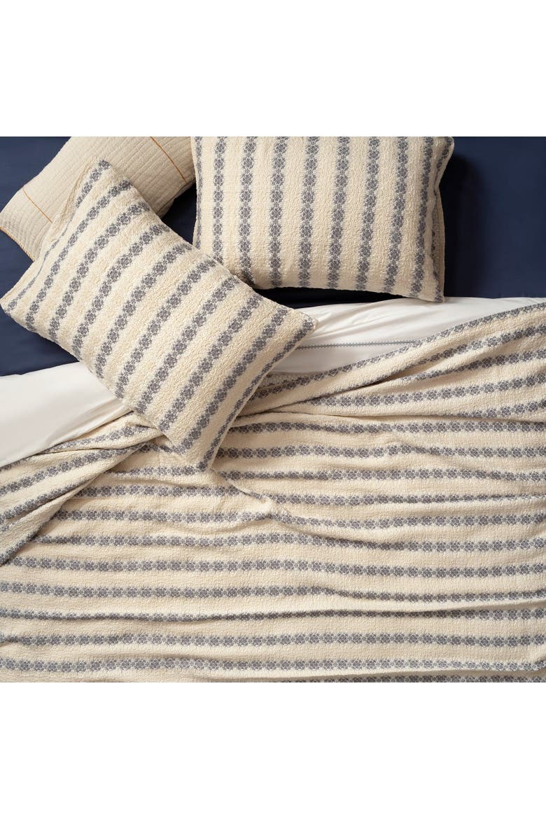 Costa Jacquard Cotton Oversized King Bedspread Set, Alternate, color, Natural