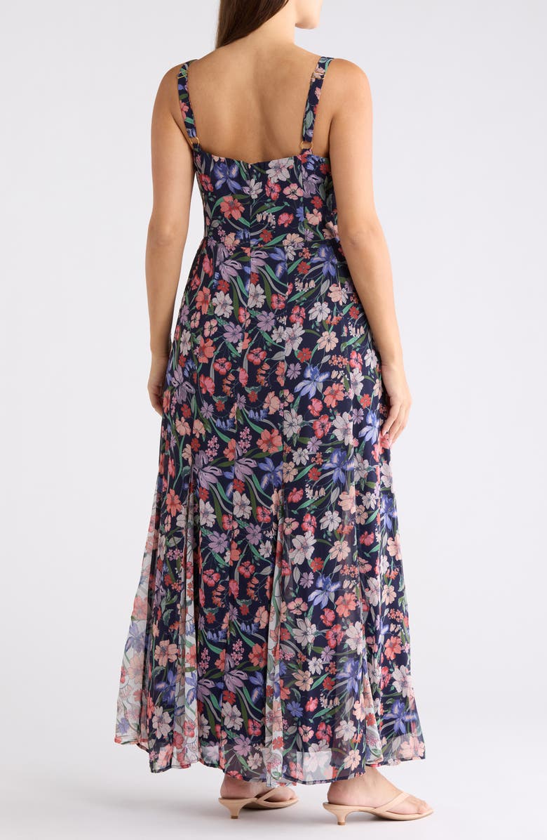 Hutch Belinna Floral Cocktail Dress, Alternate, color, Navy Multi