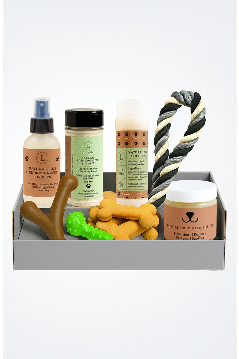 Natural Pet Pampering Gift Box, Main, color, None