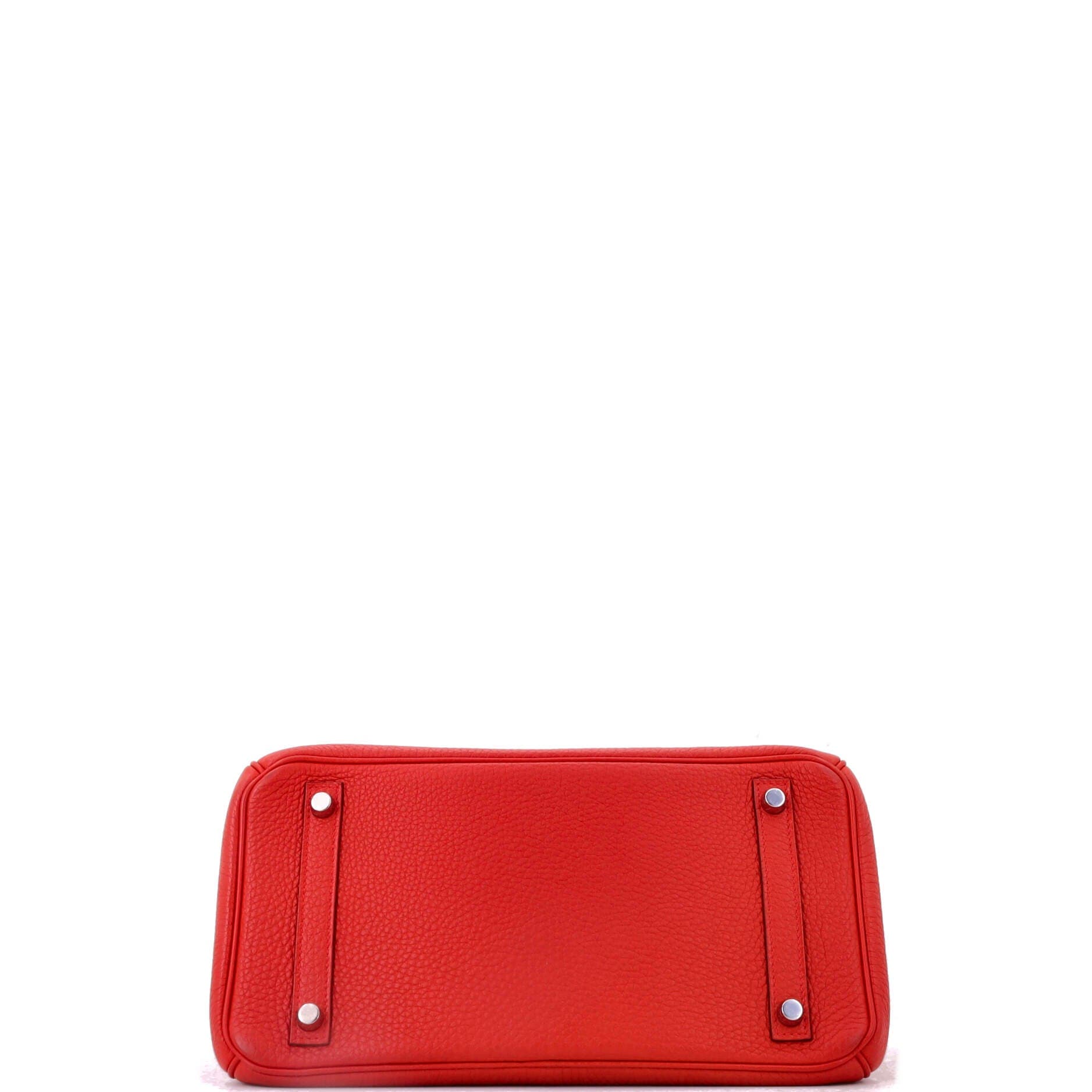 Birkin Handbag Red Togo with Palladium Hardware 30, Alternate, color, Red