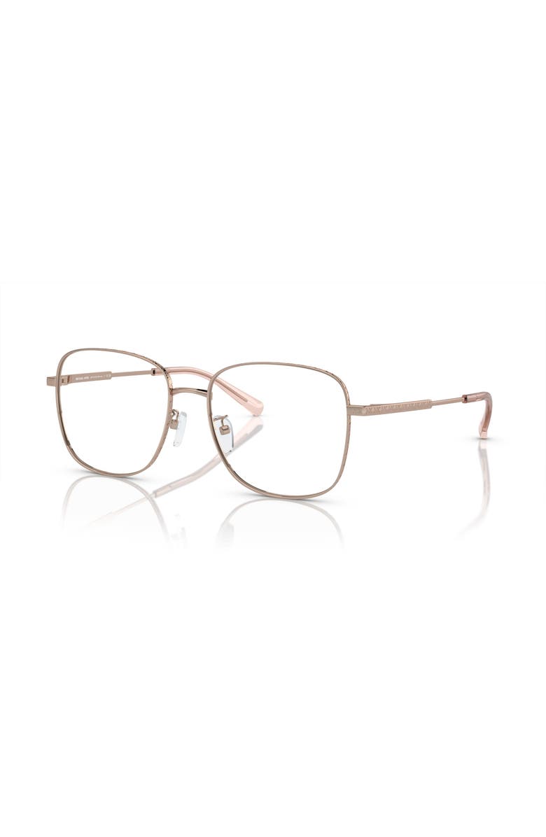 Michael Kors 56mm Square optical glasses, Main, color, Pink