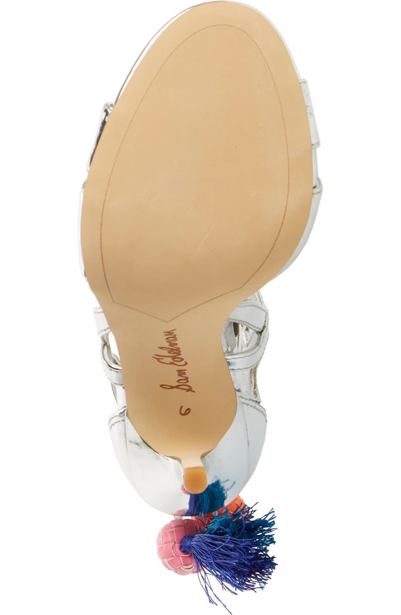 Sam Edelman 'Azela' Tassel Lace-Up Sandal, Alternate, color,