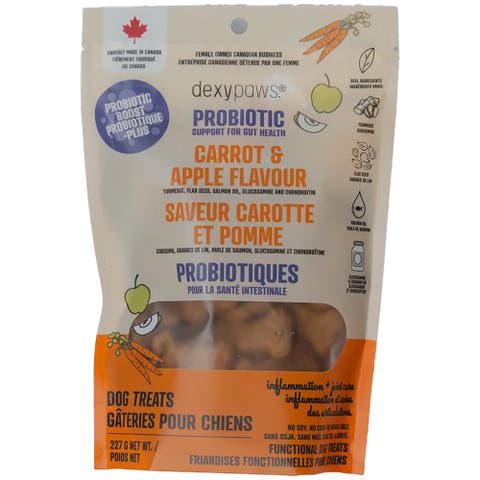 Carrot & Apple 8oz Probiotic Dog Treats