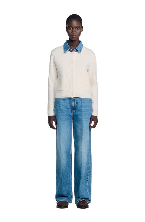 2-in-1 effect cardigan