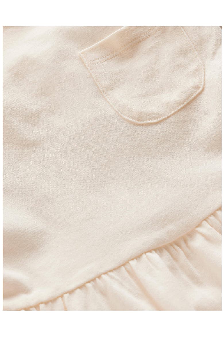 Kids' Long Sleeve Peplum Top, Alternate, color, SOFT IVORY