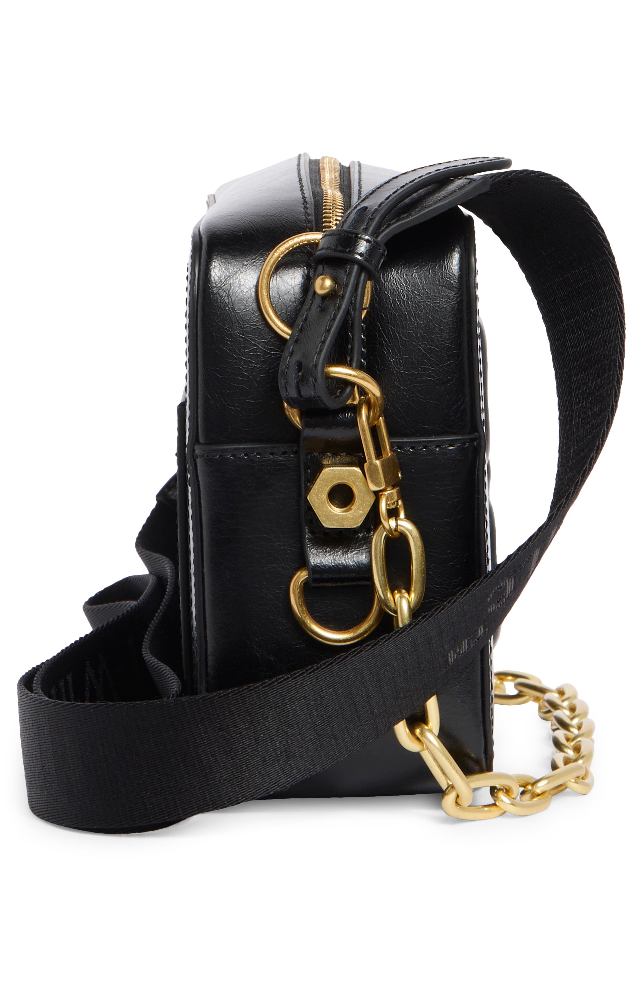 Off-White Medium Camera Crossbody Bag, Alternate, color, Black