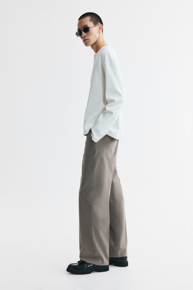 Relaxed-fit Pants, Alternate, color, Dark taupe