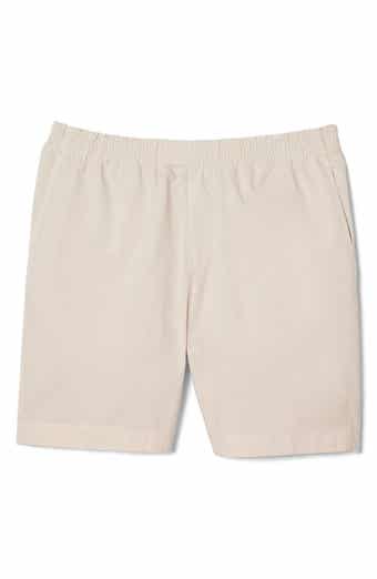 Relaxed Twill Drawstring Shorts