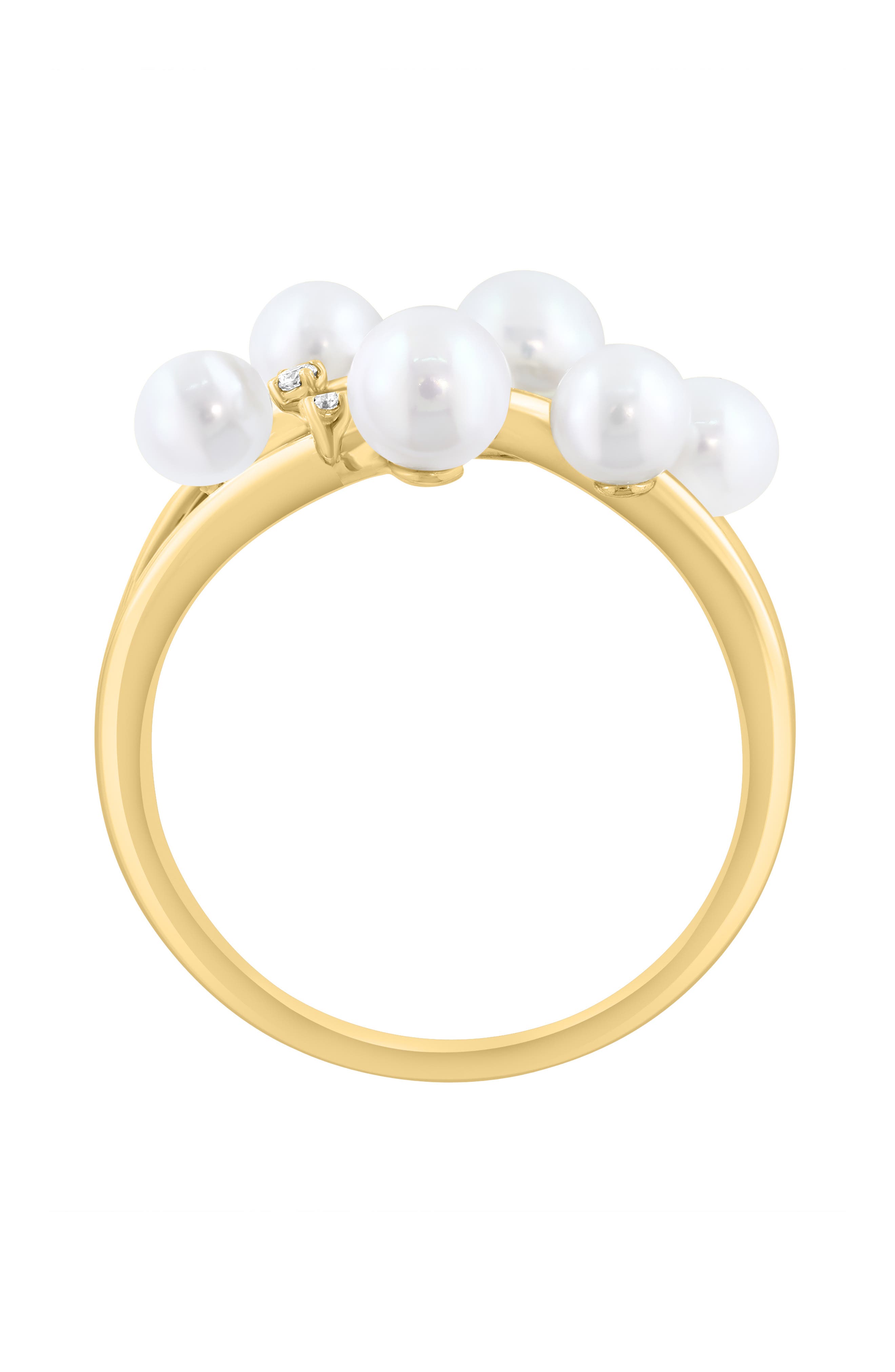 EFFY Diamond & Freshwater Pearl Ring (Women) | Nordstromrack