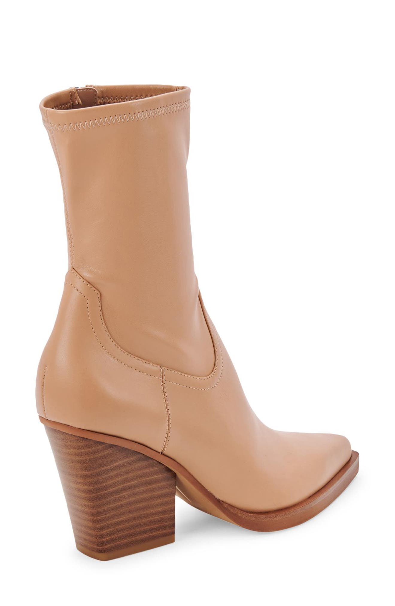 Boyd Pointed Toe Bootie, Alternate, color, TAN LEATHER