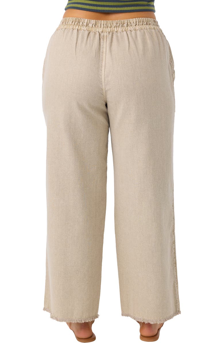 O'Neill Sevie Drawstring Cotton Twill Pants, Alternate, color, Simply Taupe