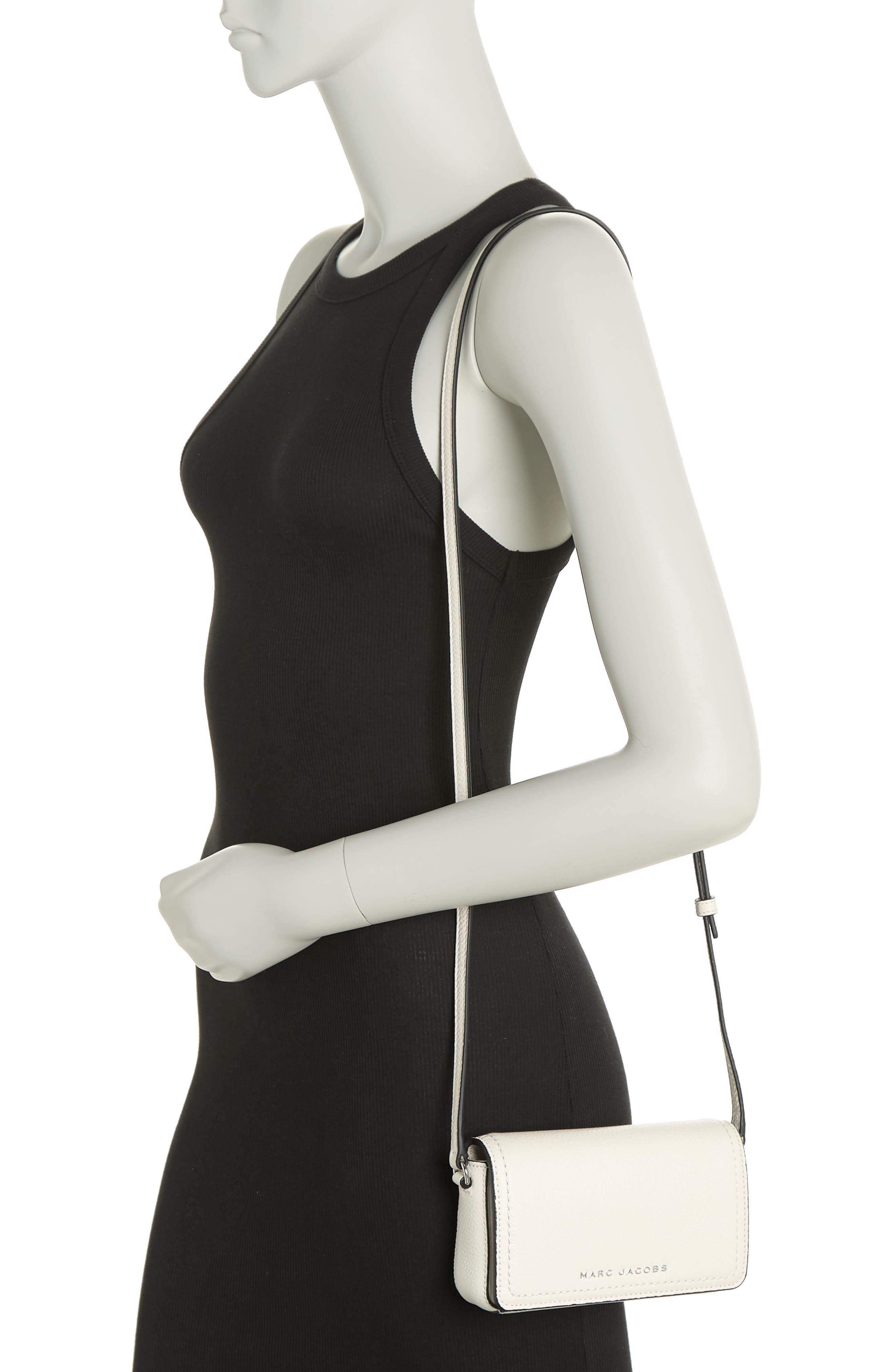 Groove Leather Mini Bag, Alternate, color, COTTON