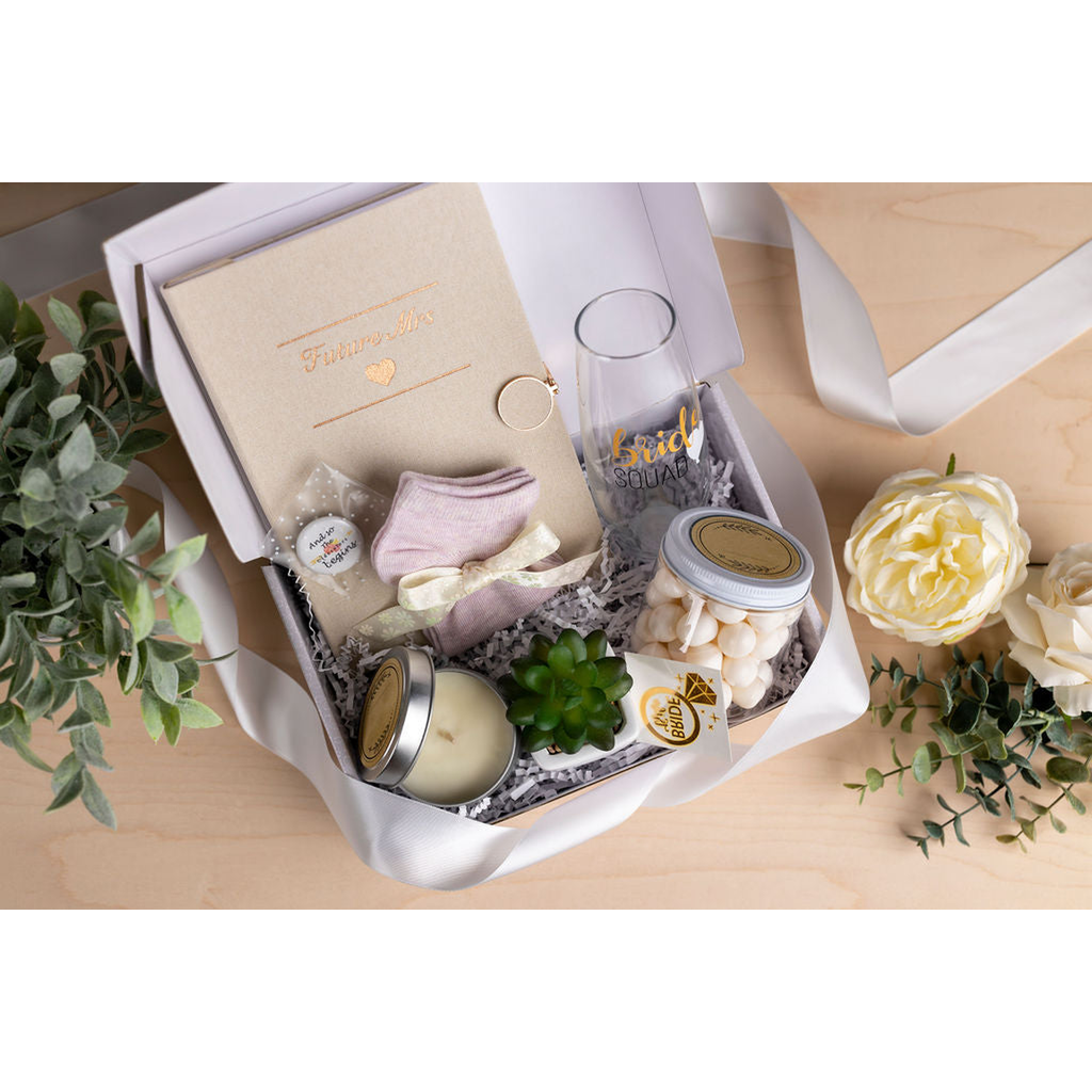 Lizush Future Mrs. Care Package Gift Set For New Bride, Bride To Be In Assorted