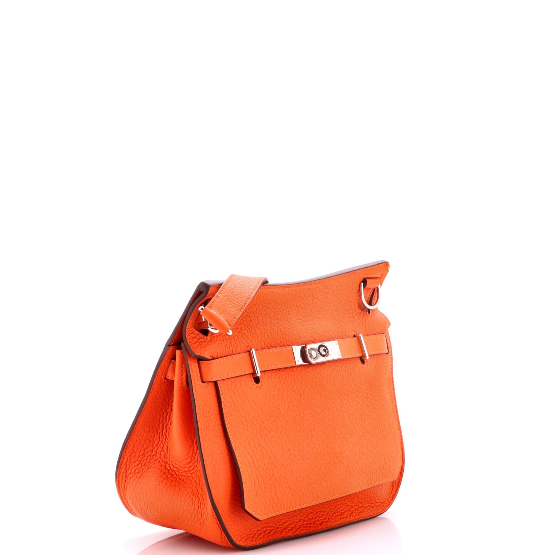 Pre-Owned Hermes Jypsiere Bag Clemence 28, Alternate, color, Feu