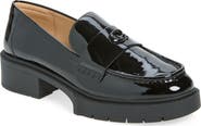 COACH Leah Patent Leather Platform Loafer