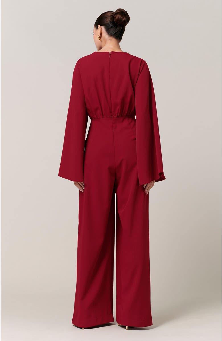 SAVEL Alexa Jumpsuit, Alternate, color, Plum Red
