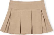 Hope & Henry Kids' Ponte Pleated Uniform Skort