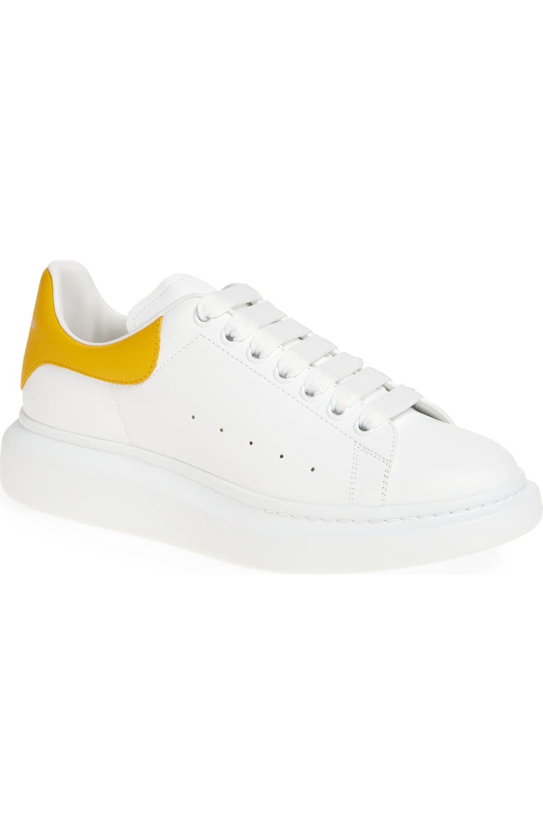 McQueen Oversized Sneaker, Main, color, Off White/ Yellow