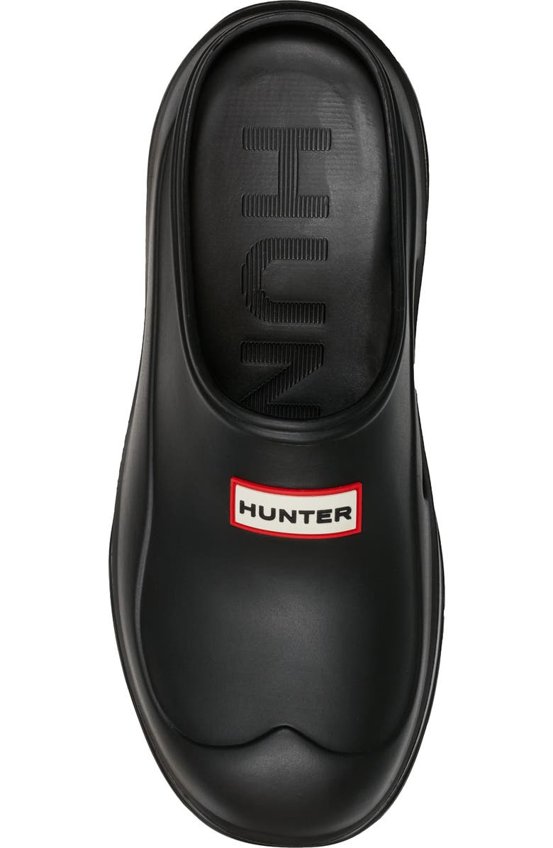 Hunter Elena Water Resistant Clog, Alternate, color, Black 001
