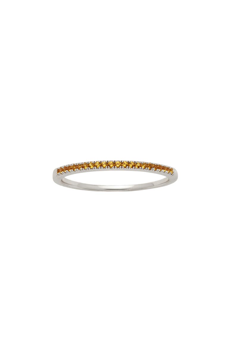 Birthstone Stacking Ring, Main, color, SILVER NOVEMBER