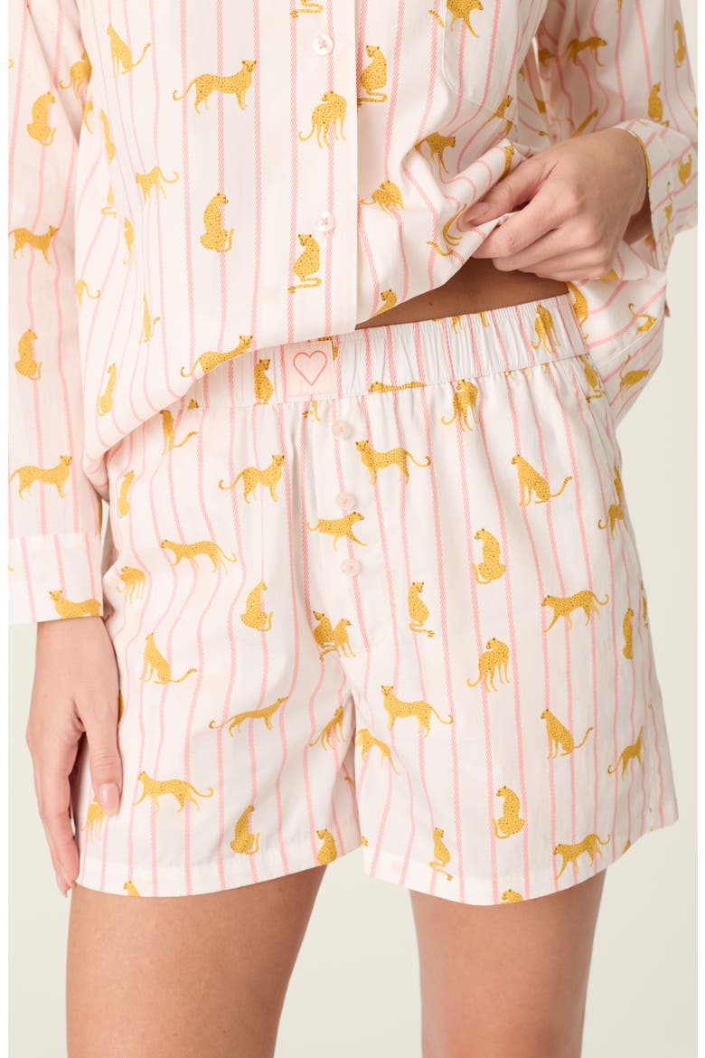 After Party Short Pajamas, Alternate, color, SUNSET ROSE