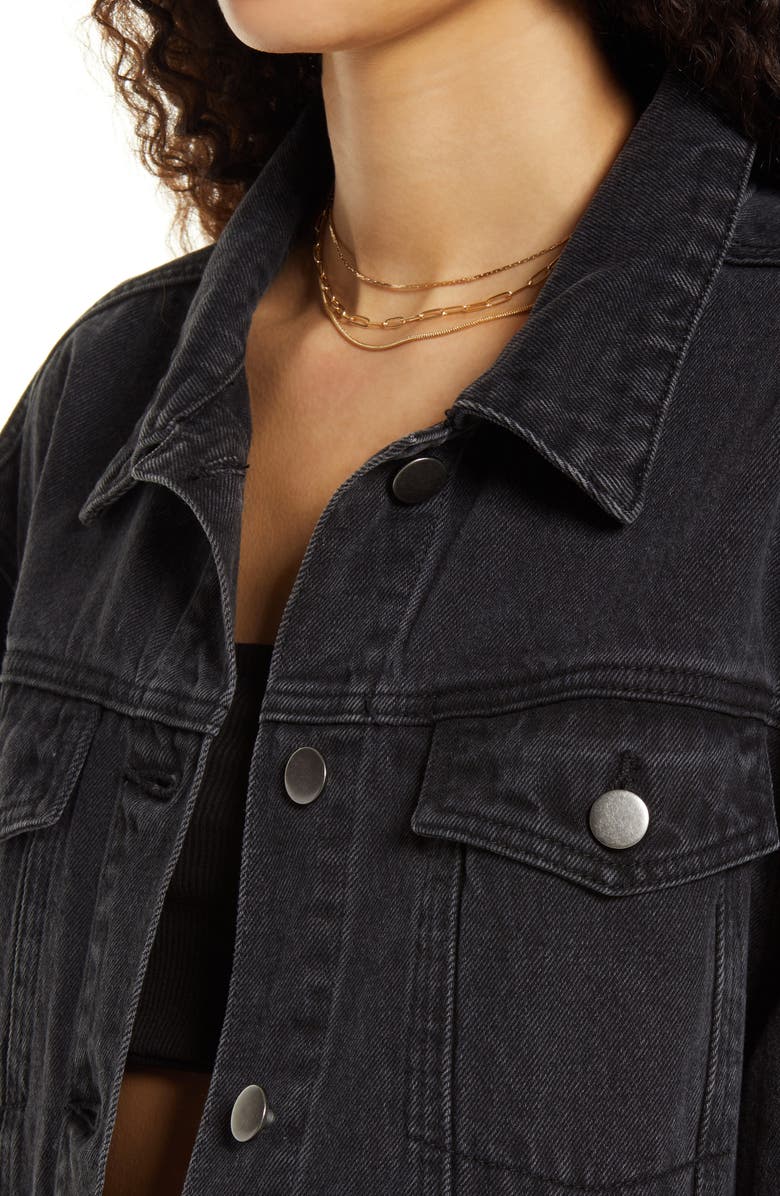 Nordstrom Cristina Martinez Gender Inclusive Oversize Denim Jacket, Alternate, color,