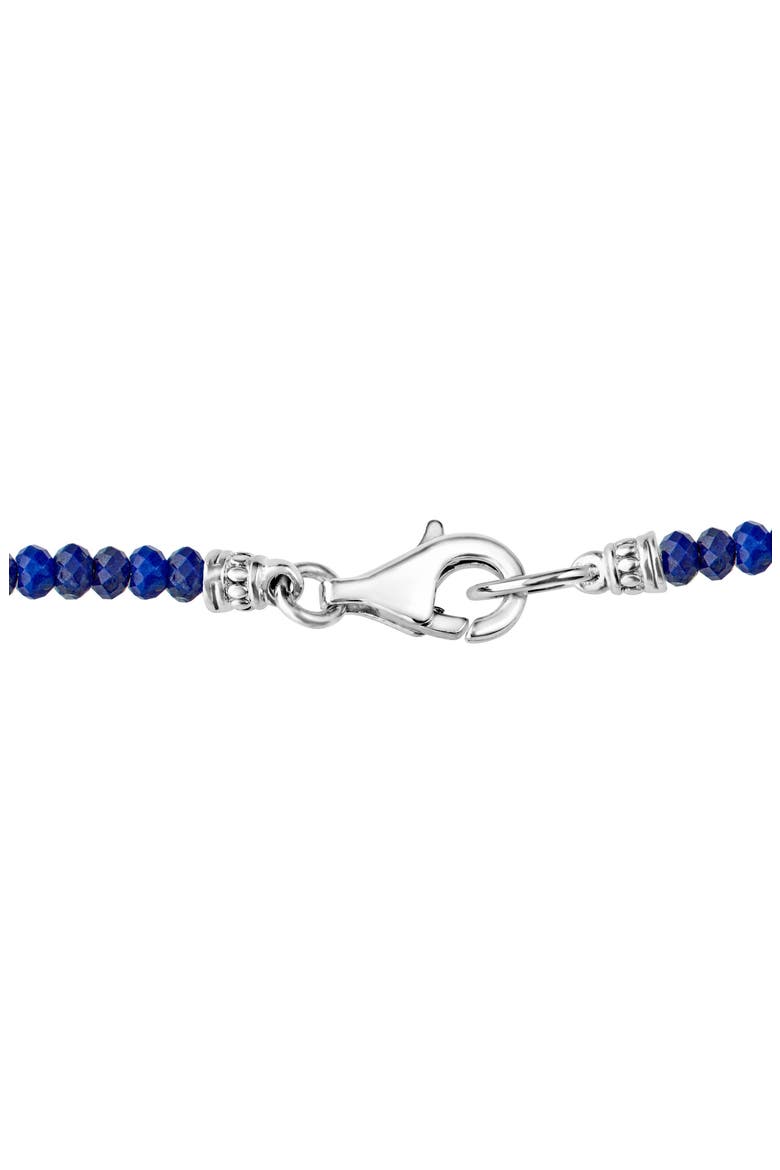 Caviar Icon Station Necklace, Alternate, color, SILVER
