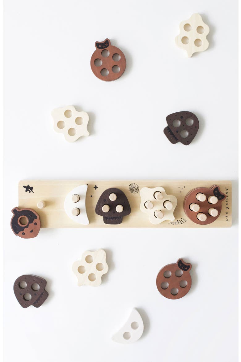 Wooden Count and Stack Toy, Alternate, color, Counting