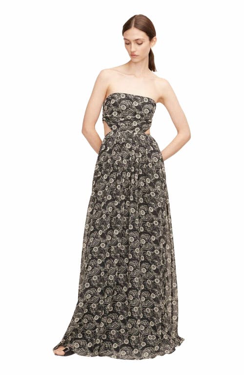 Rebecca Taylor Monarch Fleur Whisper Front Dress In Multi