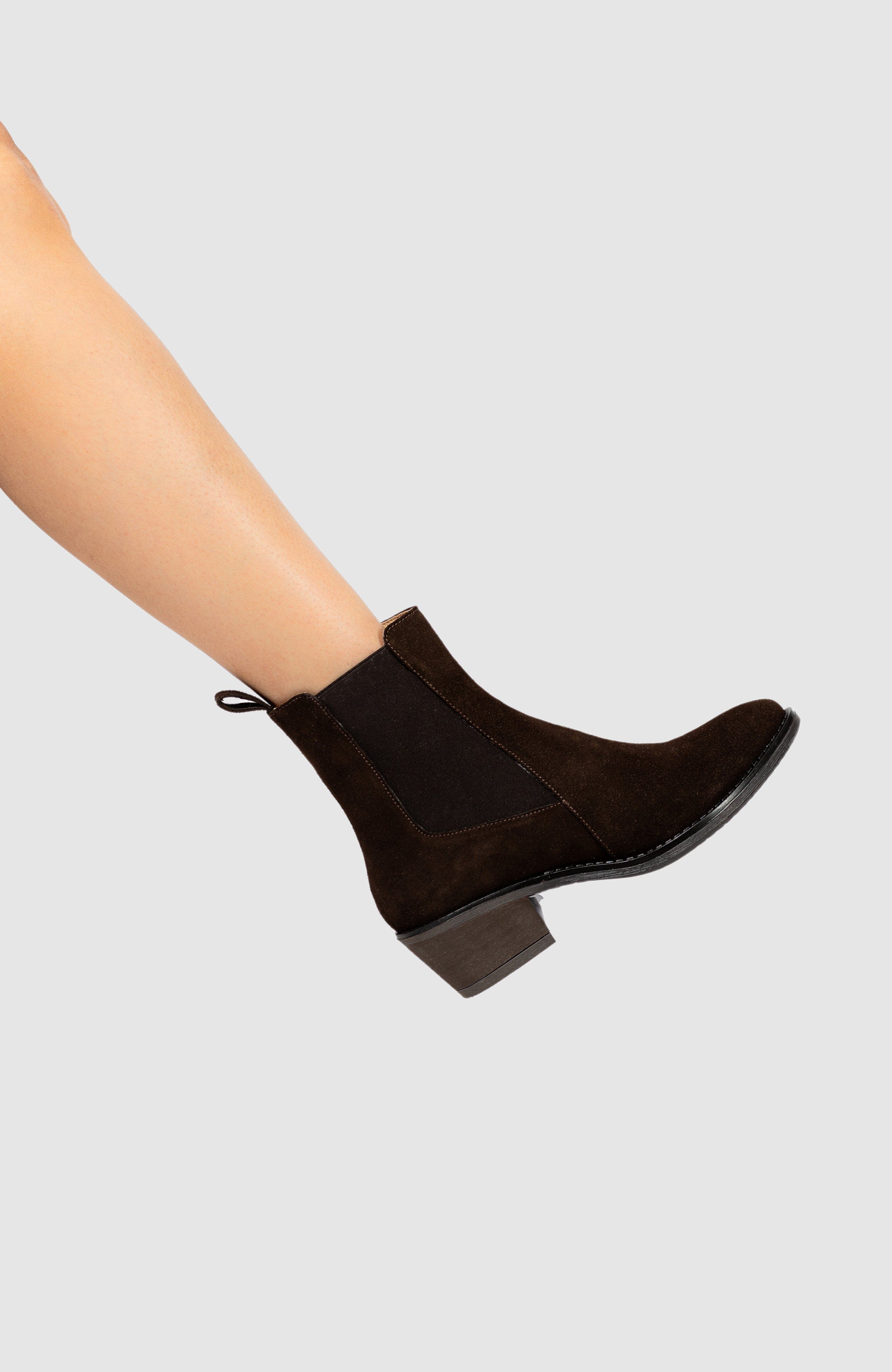 Manela Heidi Bootie, Alternate, color, Brown