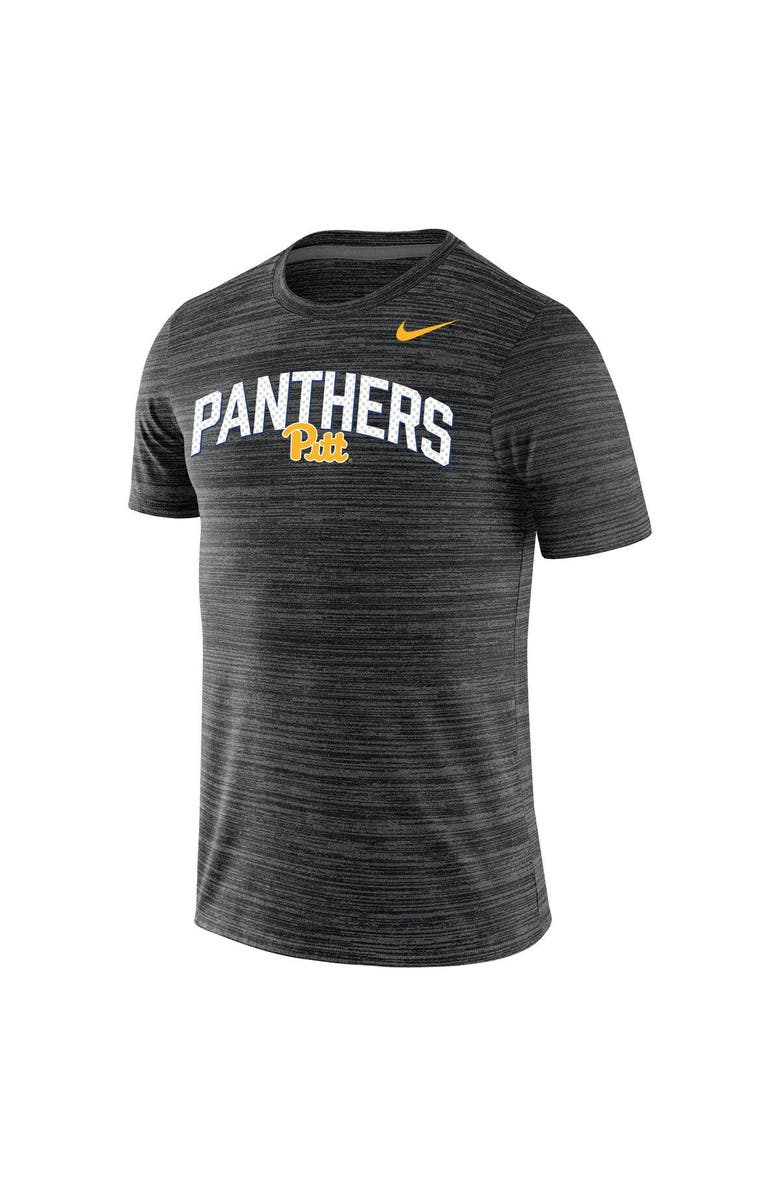 Nike Men's Nike Black Pitt Panthers Sideline Velocity Performance T-Shirt, Alternate, color,