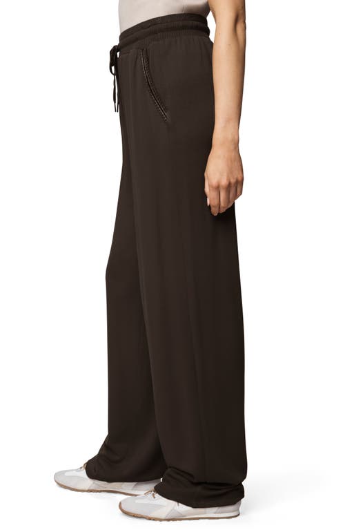 Splendid Tie Waist Wide Leg Sweatpants