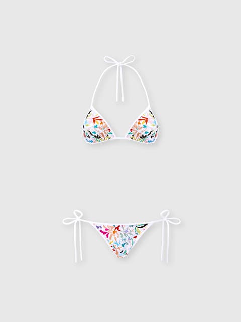 Bikini In Printed Stretch Fabric