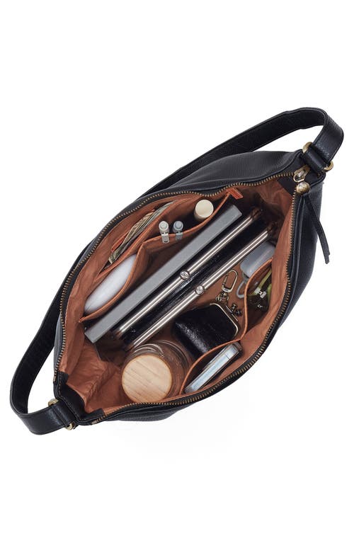 Hobo Emily Convertible Leather Backpack In Black