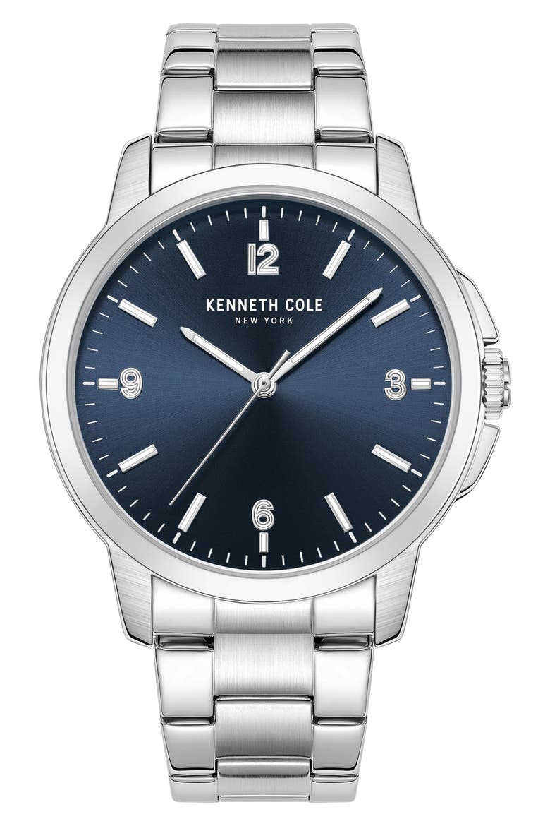 Classic Bracelet Watch, 44mm, Main, color, SILVER