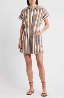 Cleobella Sable Stripe Shirtdress